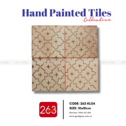 Alternative view of Gạch gốm vẽ tay 263-KL04