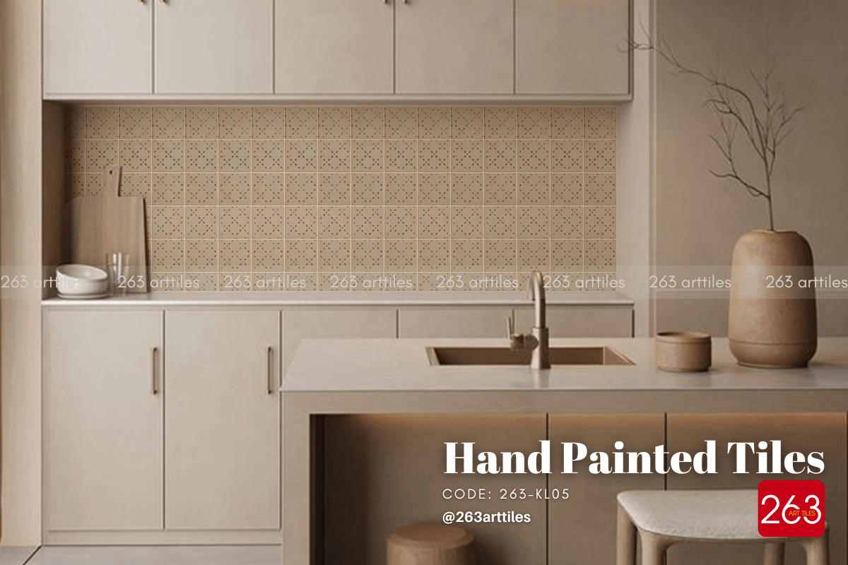 Gạch gốm vẽ tay 263-KL05 - Ảnh 4